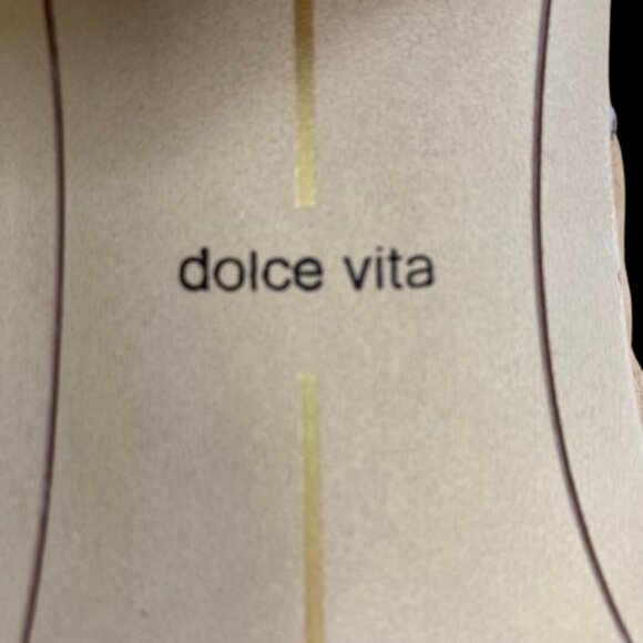 Anthropologie Dolce Vita Ankle Booties Suede Calf Hair Snakeprint Western 9.5 - Picture 4 of 9